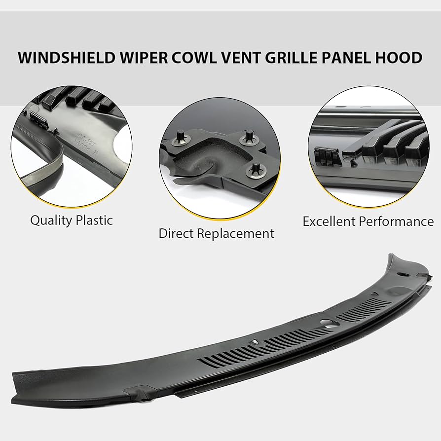 GZYF 1セット EB14851992 フロントガラスワイパーベントカウル