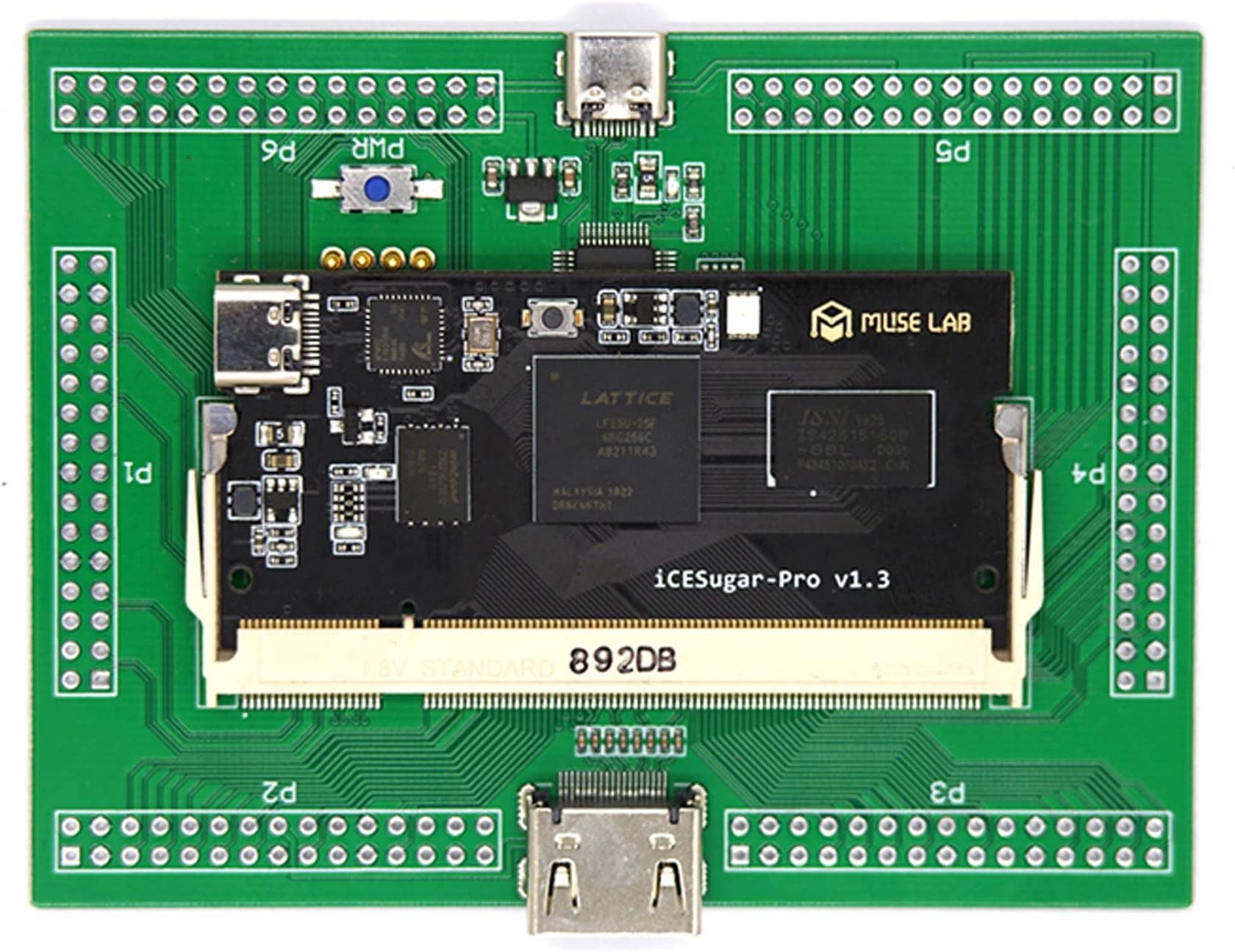 MiiElAOD iCESugar-Pro FPGA Development-Board Lattice ECP5 FPGA RISC-V Linux SODIMM Module (FPGA and Ext Board)