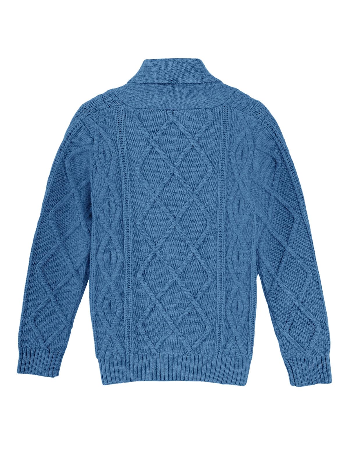 Maglione da ragazzo Cardigan Button Down collo a scialle lavorato a maglia capispalla a maniche lunghe maglione cappotti con tasche