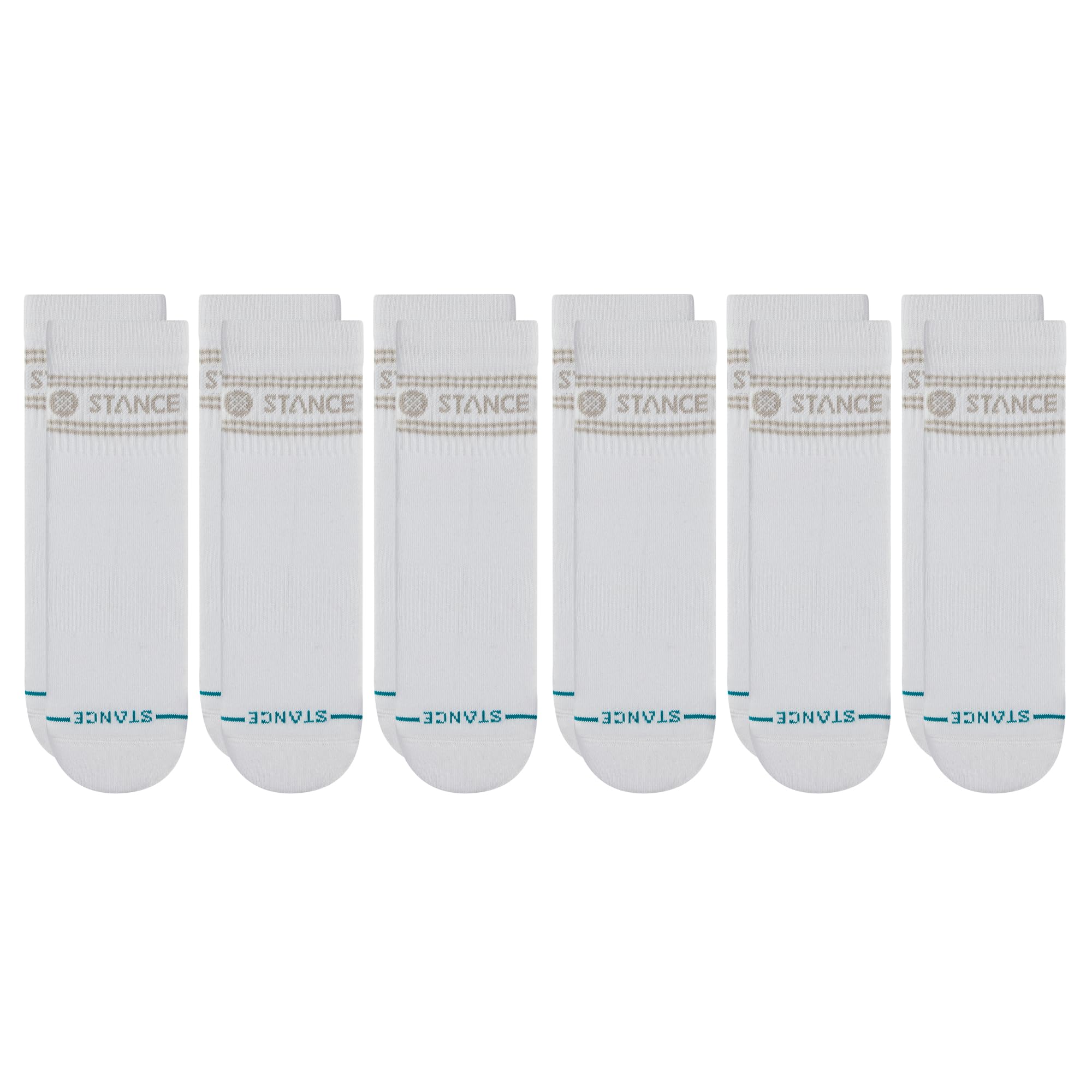 Stance Vital Quarter Sock 6-Pack for Men and Women