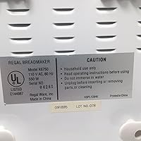 Vista 2 de Kit de sellado de sartén para máquina de hacer pan Regal Kitchen Pro Modelos K6750 6750 C6750