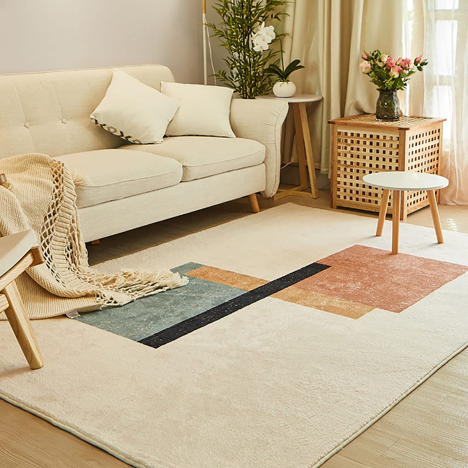 Amazon.com: Fluffy Non Shedding Carpet Modern Soft Doormat Comfy Thick  Floor Mat,Non Slip Durable Rug for Living Room Bedroom Dining Office,Short  Pile Area Rug-D 100x180cm(29x71inch) : Home & Kitchen