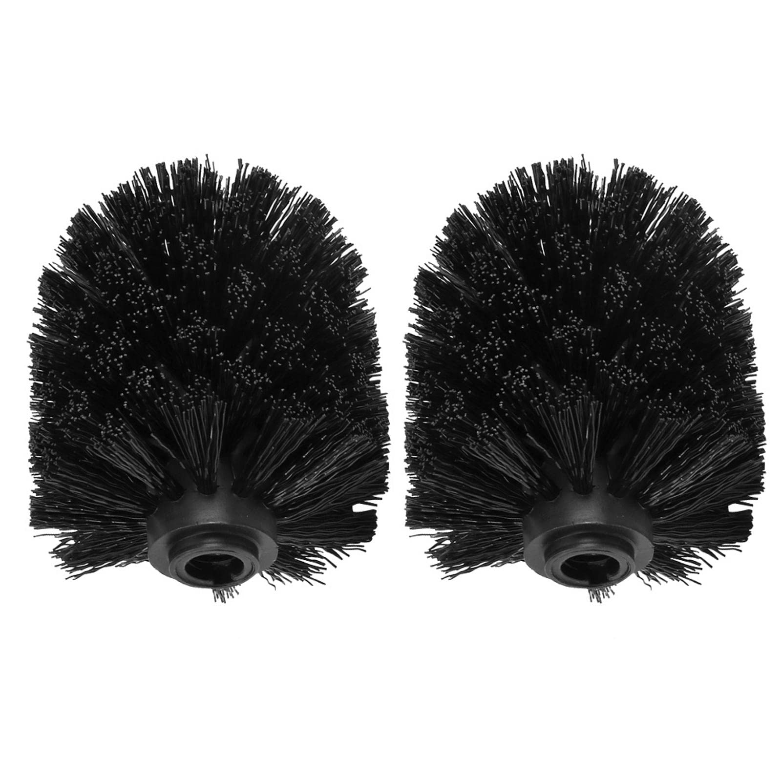 Toilet Brush Replacement Head,Suitable for Brush Rods with a Diameter of 12mm,Bathroom Cleaning Tool(Black)