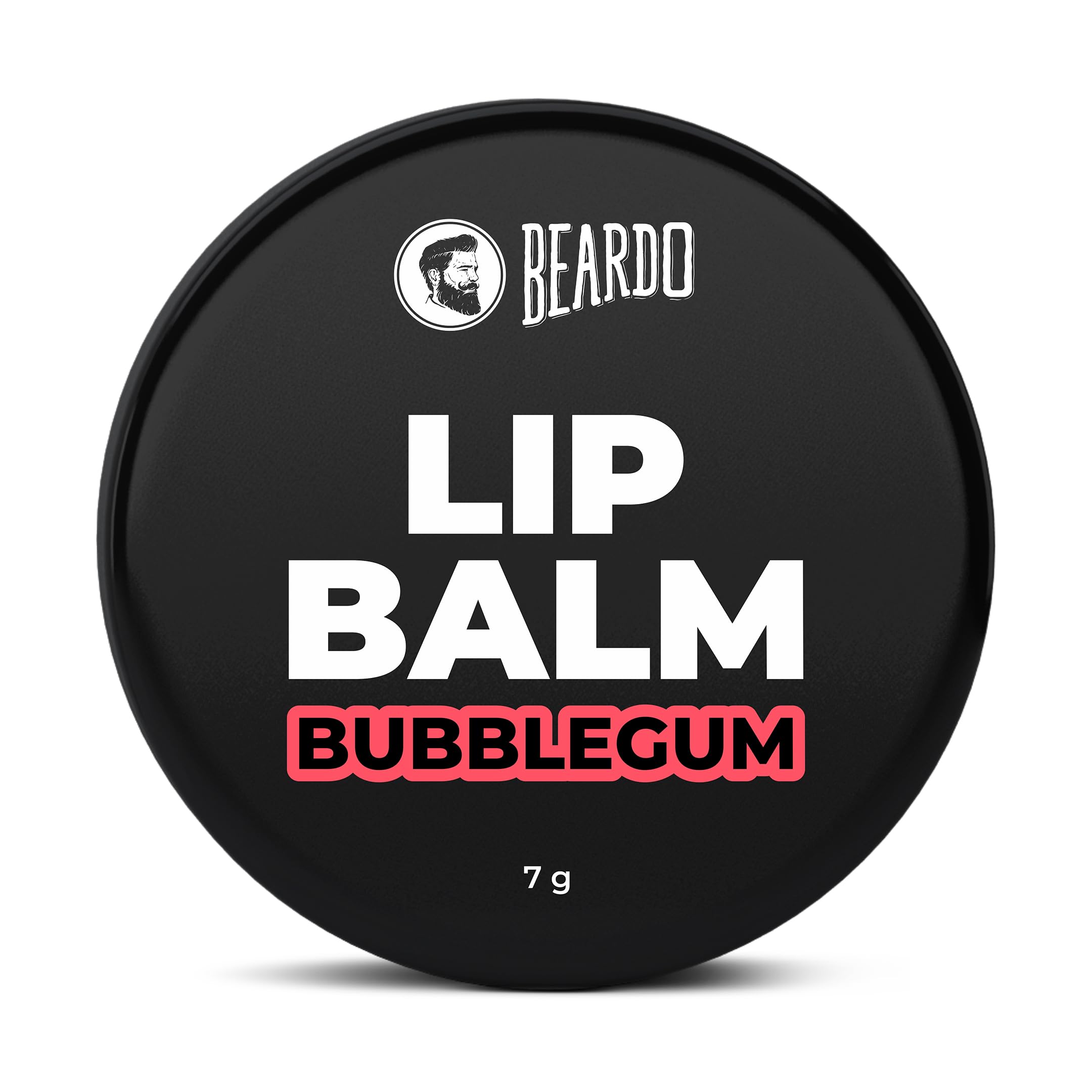 Beardo Bubblegum Non Tinted Lip Balm for Men, 7g | Lip Care For Soft Kissable Lips | Lip Mask For Dry, Cracked and Chapped lips | Lip Repair & Protection