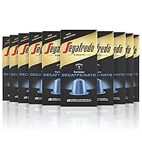 Segafredo Zanetti 100 Capsule in Alluminio compatibili con Nespresso Caffè Decaffeinato