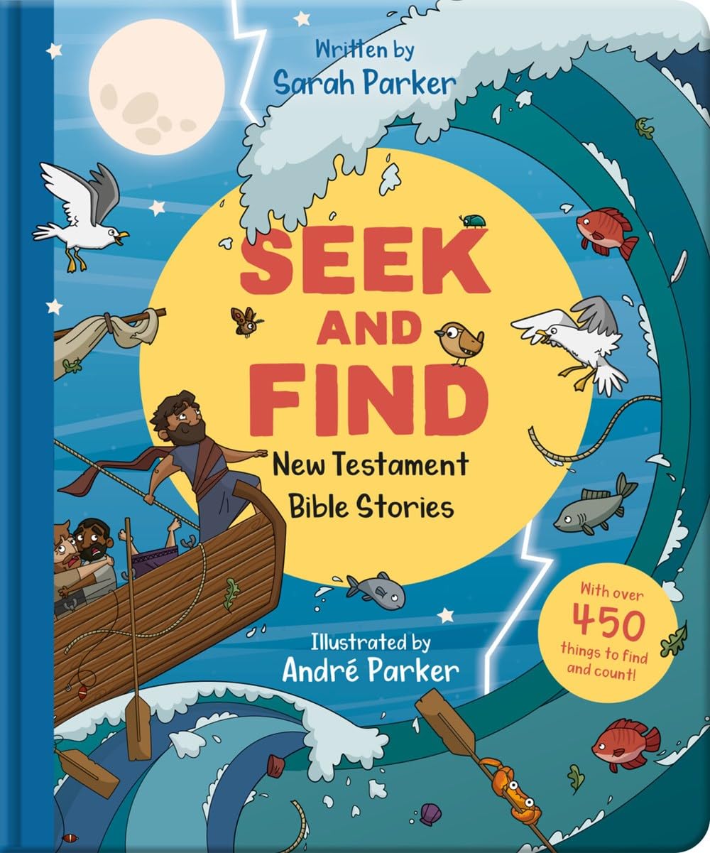 Seek and Find: New Testament Bible Stories by Sarah Parker (Board book)