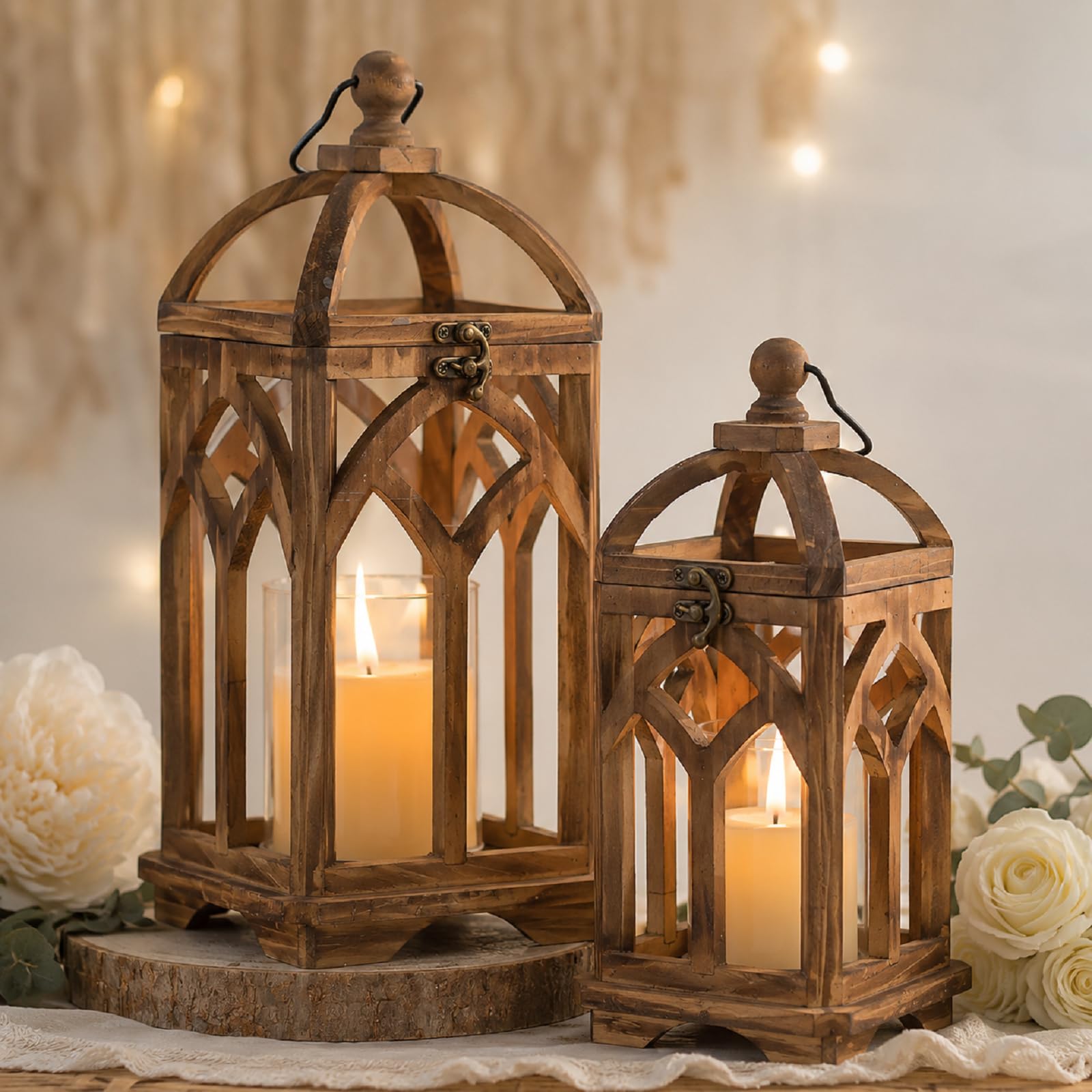 セール価格❤️candle house❤️ベージュ×茶 リビング✲ガーデニング❤️ Amazon.com: Staymoment Farmhouse Lanterns Decorative Indoor: 11