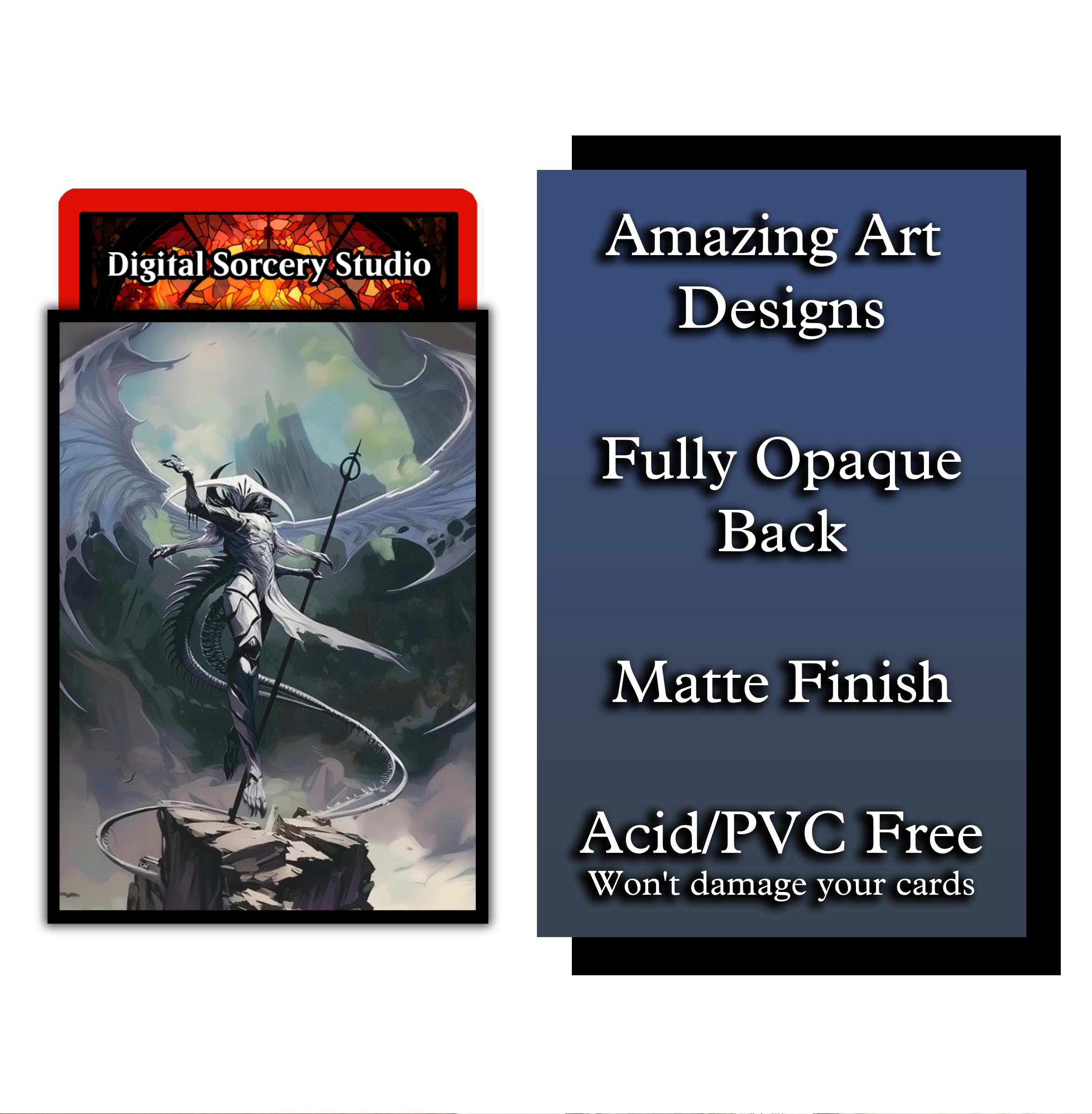Amazon.com: Angel Horror Card Game Sleeves - 102 Pack Textured Back -  Perfect for MTG Atraxa Praetor's Voice Commander