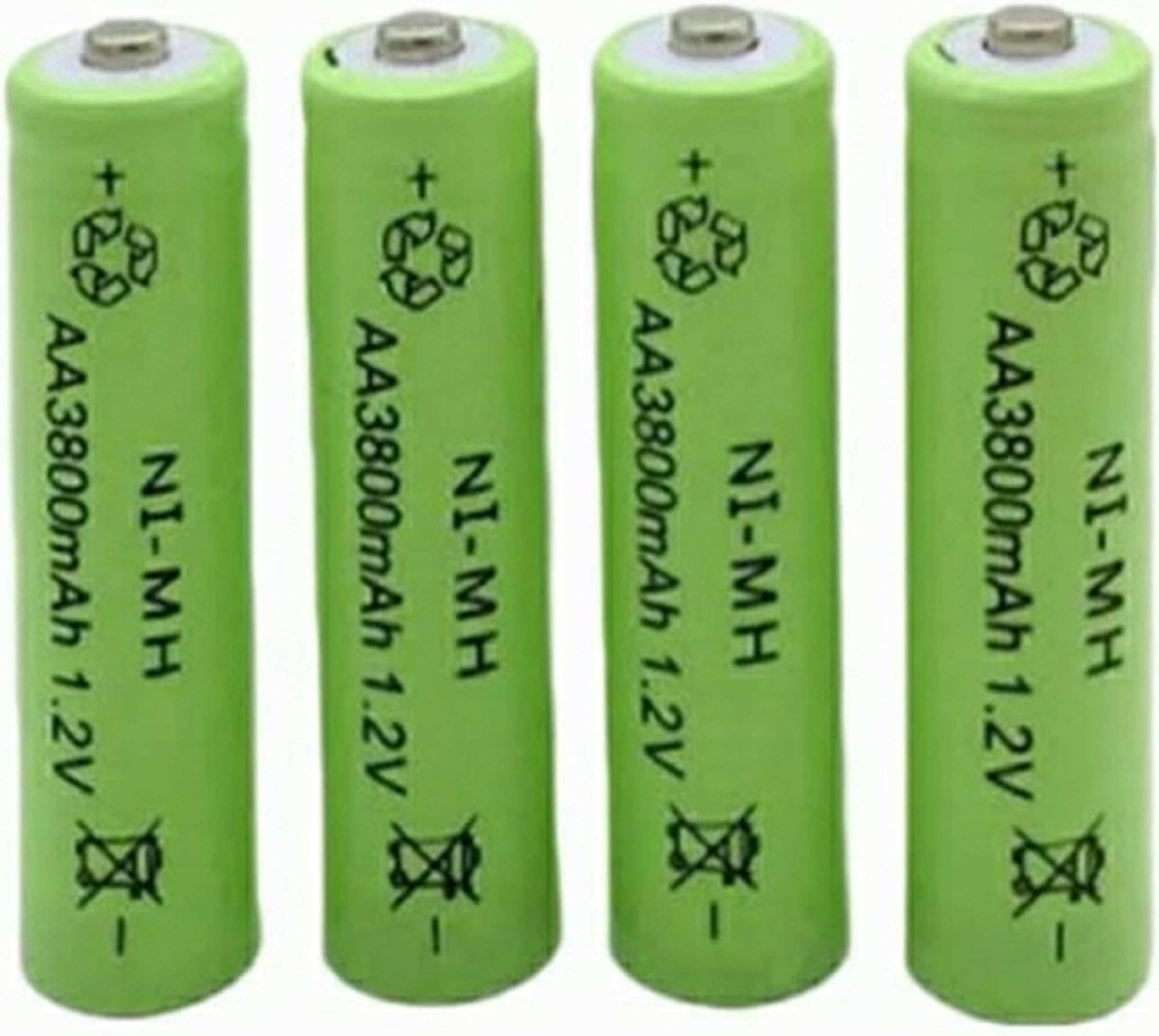 Ni-MH AA 1.2V 3800mAh Rechargeable Battery(Pack of 4)