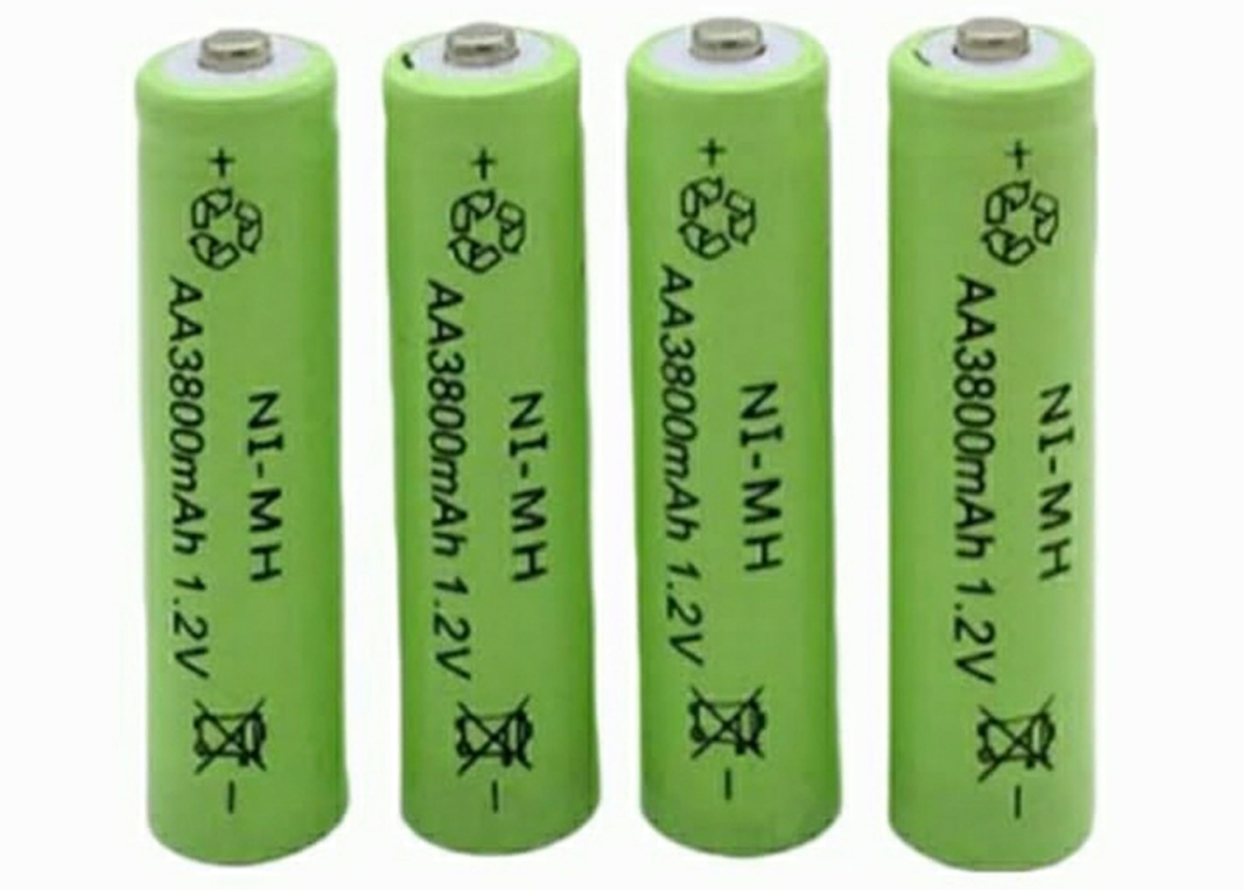Ni-MH AA 1.2V 3800mAh Rechargeable Battery(Pack of 4)