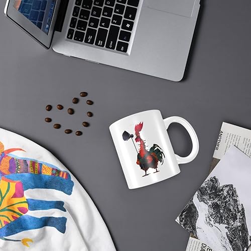 Miniatura 7 de Taza de pollo divertida Taza de café Taza de té Taza divertida Taza de cerámica única para regalos de hijo