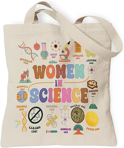 Inspirational Canvas Tote Bag - Science Gifts For Her