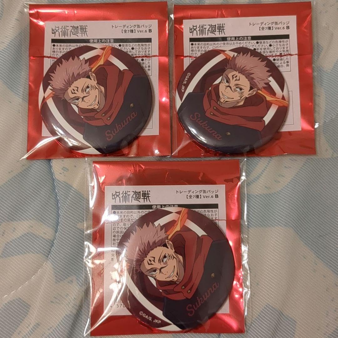 呪術廻戦　パズドラ　缶バッジ　両面宿儺 Amazon.co.jp: 呪術 両面宿儺 トレーディング缶バッジ Ver.6 B