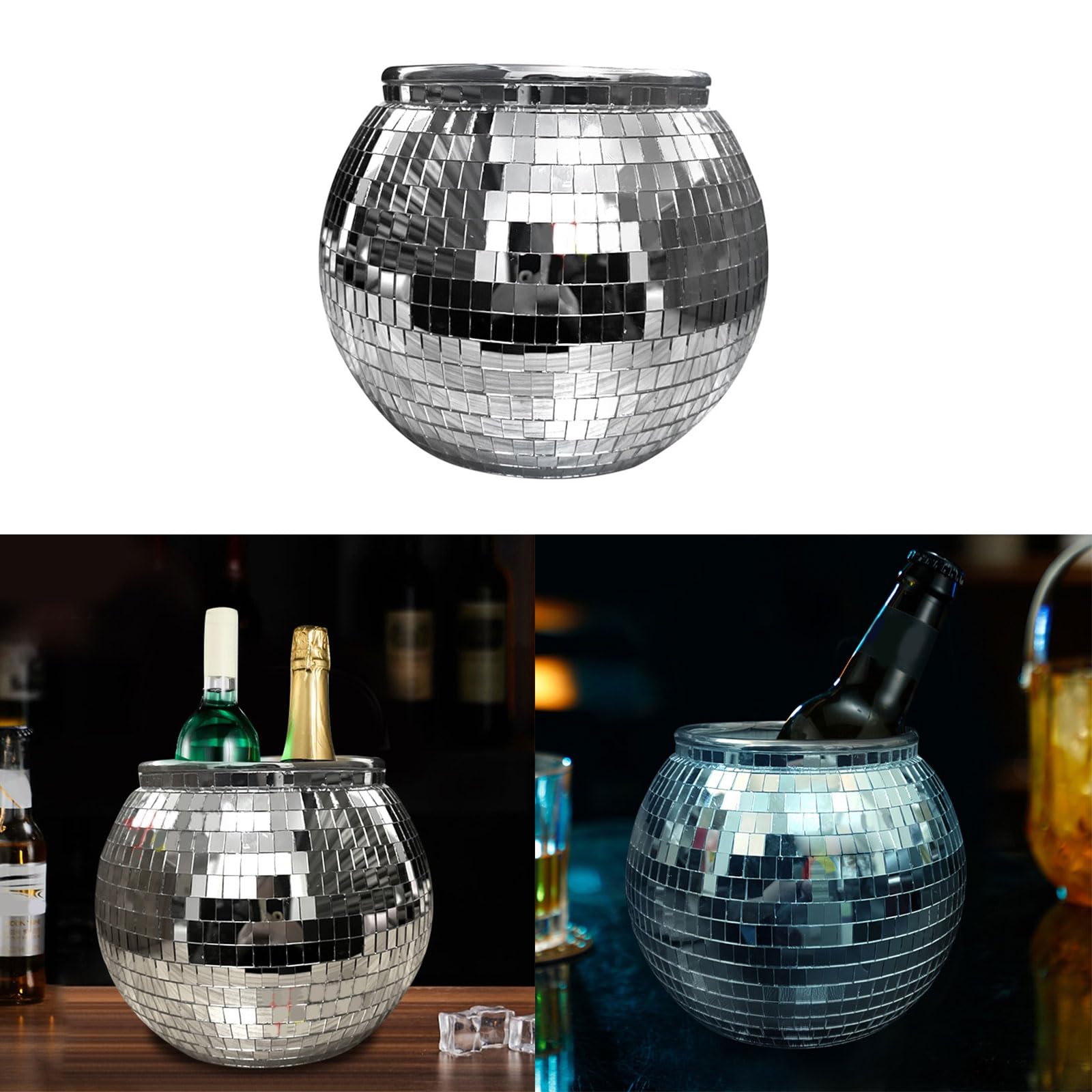 Secchiello per Ghiaccio per Bevande Discoteche alla Secchiello per Champagne Vaschetta per Bevande Raffreddatori per Bevande Forniture per Vino per Ristorante Birra Bevande Vino