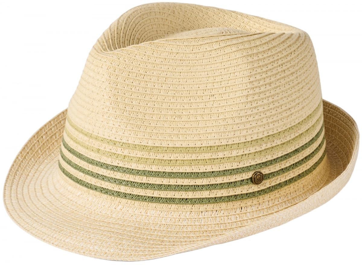 Failsworth Straw Trilby Hat, UPF40+, Diamond Crown, 5cm Brim, Multiple Sizes (UK, Alpha, M, Sage)