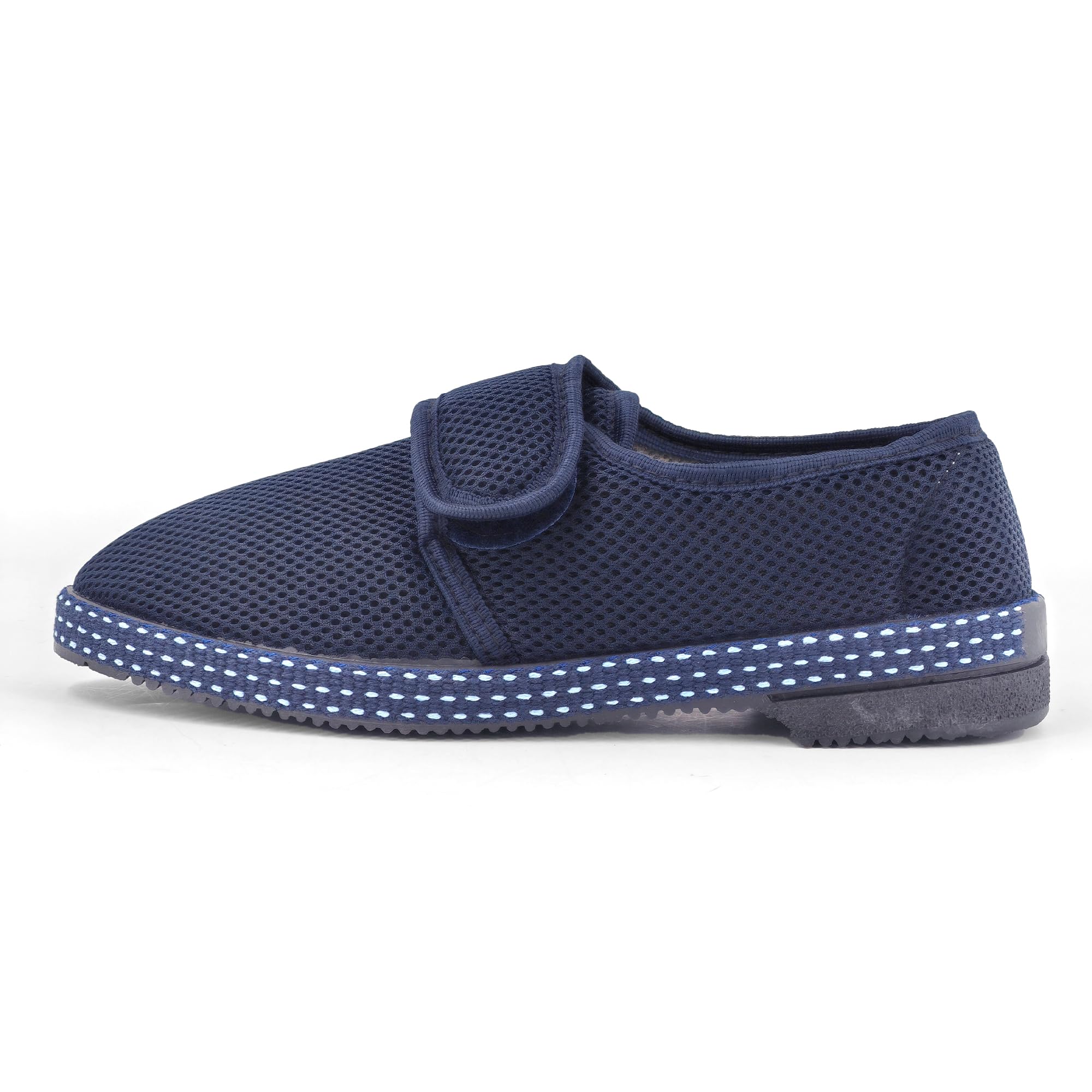 JOMIX Zapatillas Casa Hombre Verano Fabricadas en Italia con Banda Ajustable Pantuflas Anatómicas Hombre para Pies Delicados Zapatos Ortopédicas Hombre
