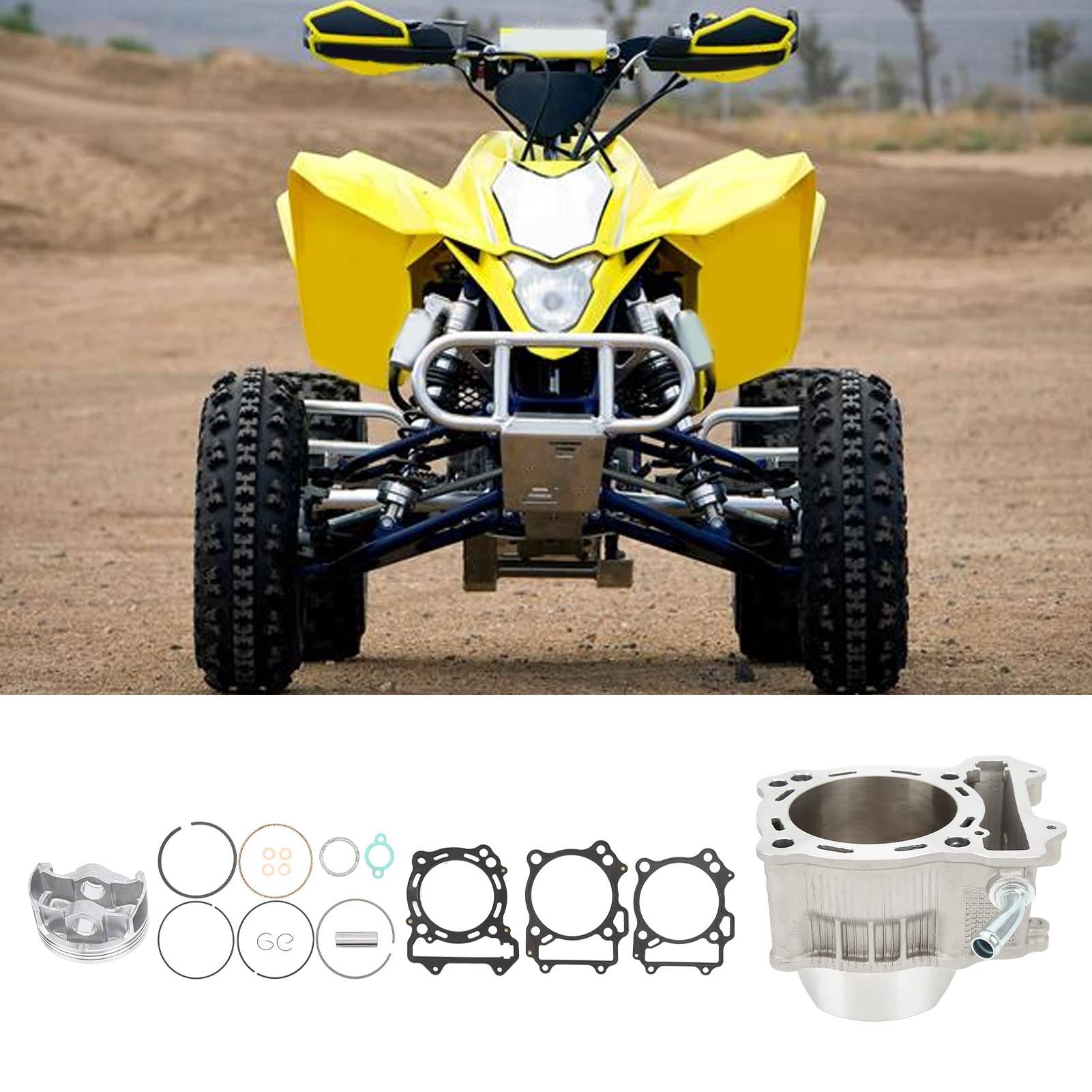 Kit Piston + Joints Cylindre Pour Suzuki LTZ 400 / KFX400 / DR-Z400 (2003-2014) - 434cc, Taux Compression 12.3:1 - 9