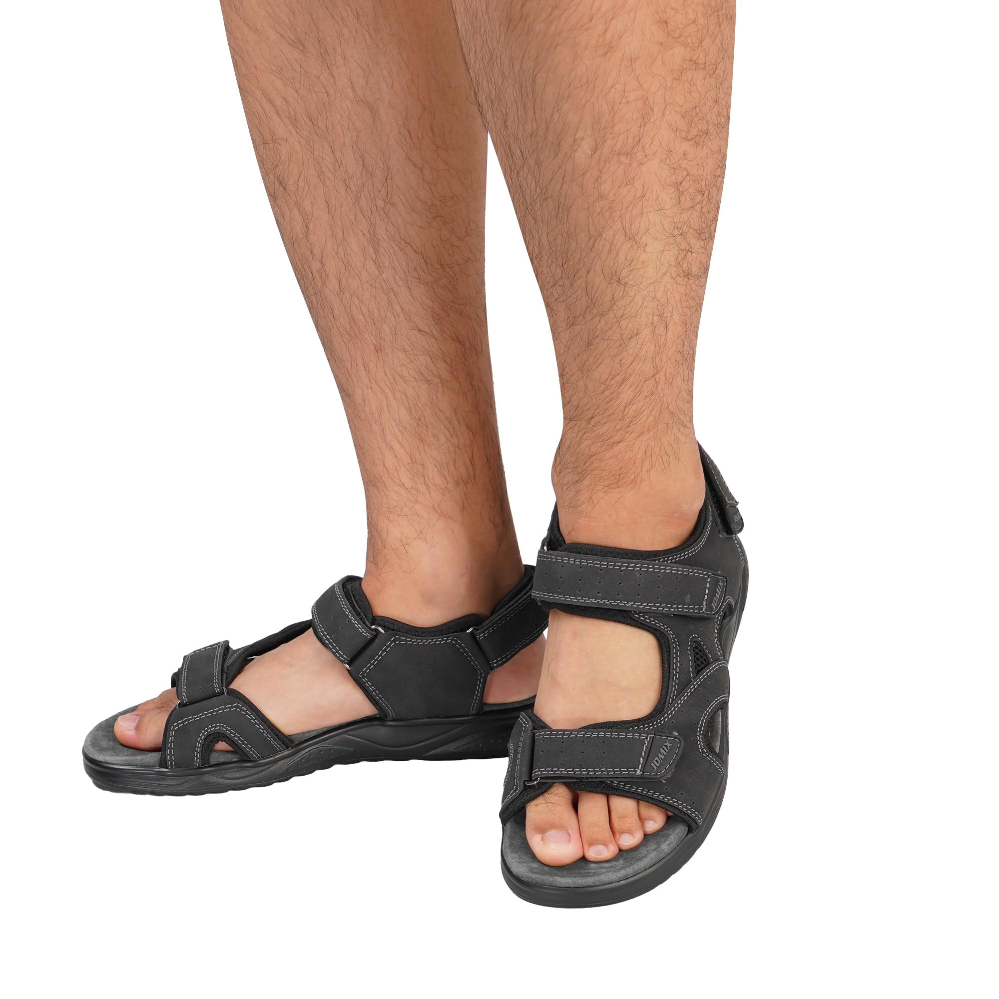 JOMIX Sandali Uomo Sportivi Estivi Comodi con Chiusura a Strappo Regolabile Scarpe da Camminata Casual Leggeri per Mare Spiaggia Vacanze Trekking Urbano Outdoor