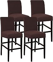 Vista 61 de Flamingo P Bar Stool Covers with Backs Bar Stool Seat Covers Barstool Covers Slipcovers Counter Height Bar Stool Chair Covers Removable Washable for