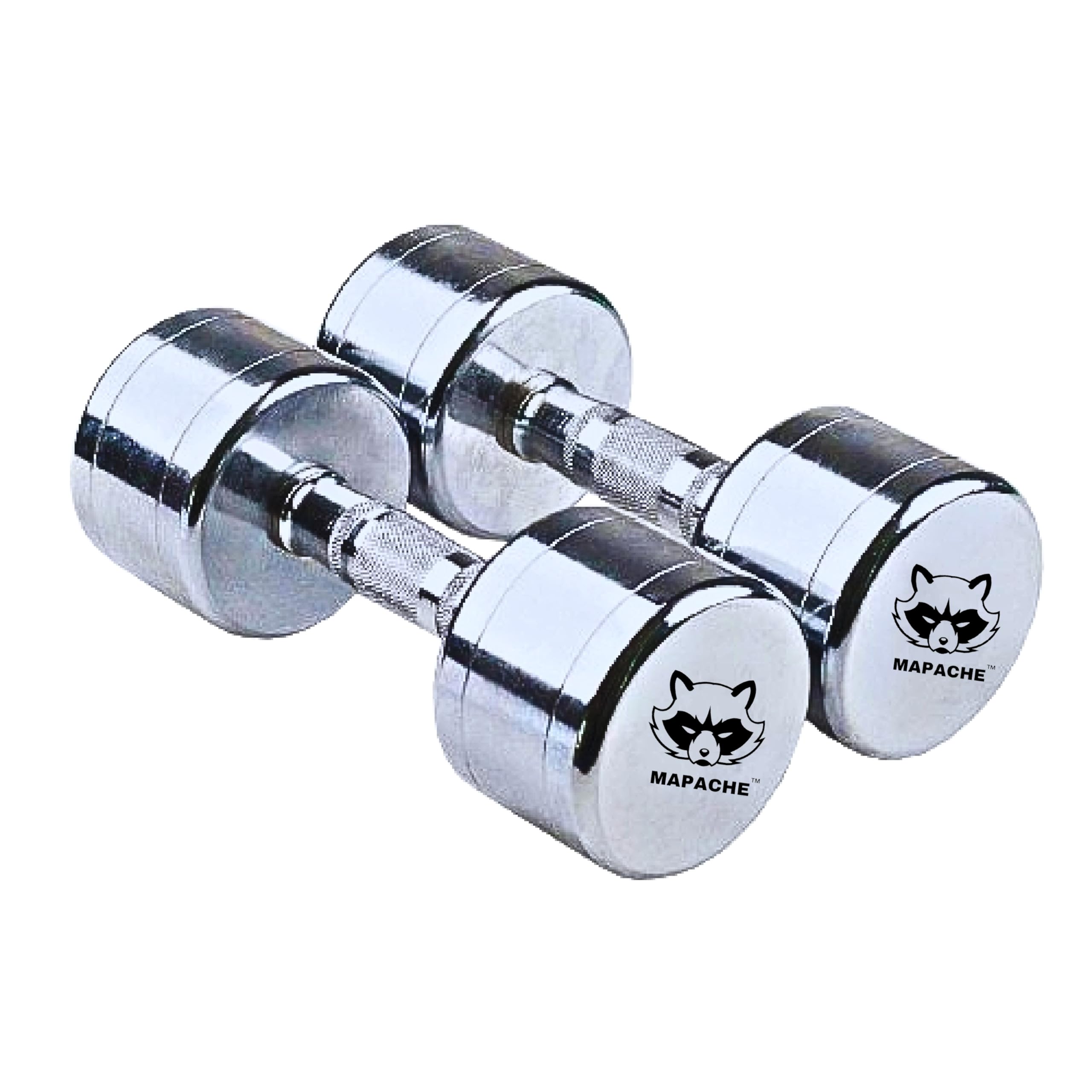 Mapache Home and Gym Stainless Steel Dumbbells for Strength training,(6 months extended warranty) Weights Pair Size (10kg Pair) (B0CSYHKT59) Amazon Price History, Amazon Price Tracker