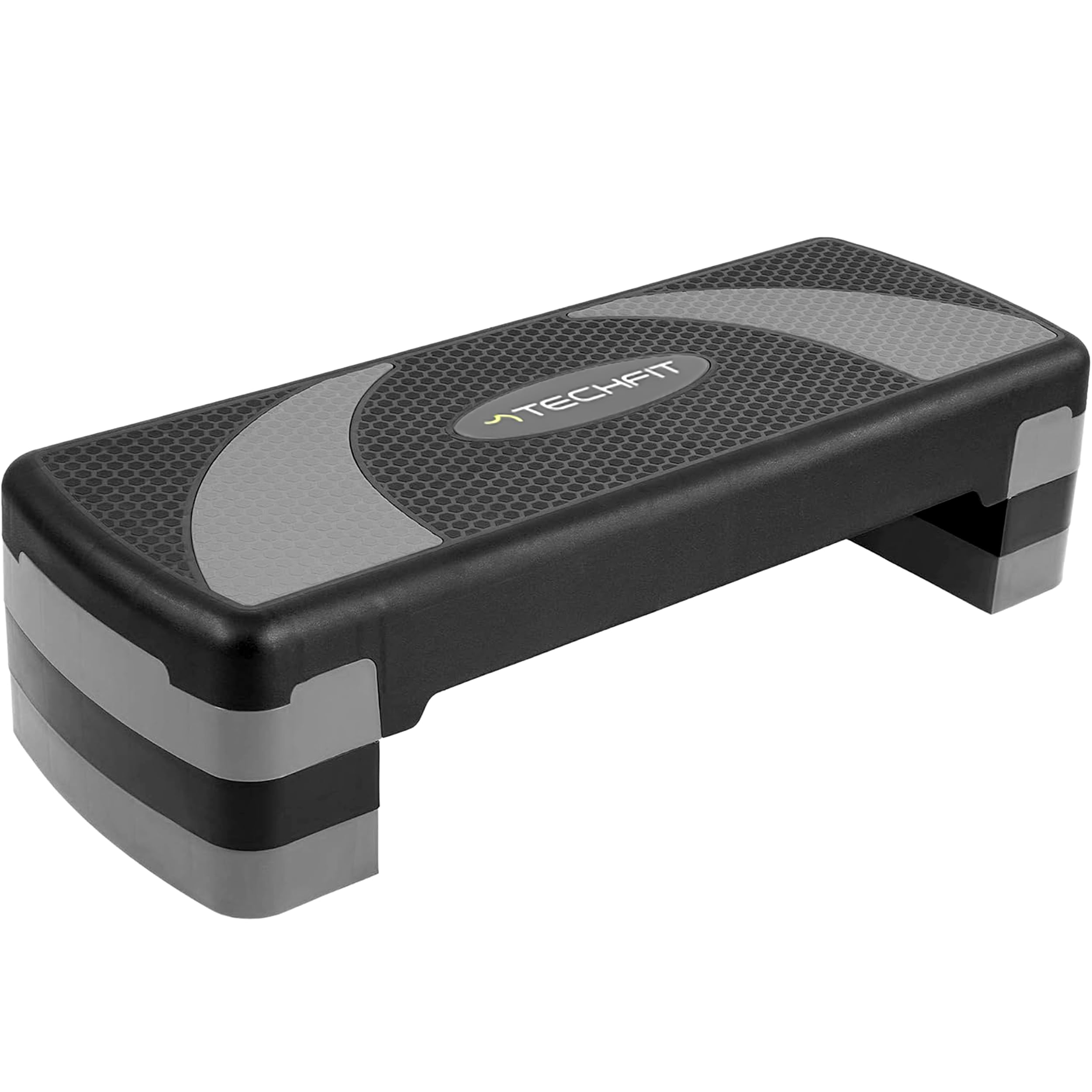 TechFit Aerobic Stepper Adjustable 3 Level Portable Bench for Aerobic Fitness