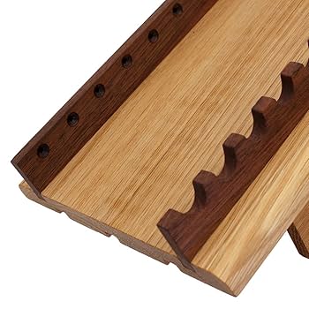 木製ペン置き10連　無垢板　ナーラ濃色(花梨) 木製ペン置き10連 無垢板 ナーラ濃色(花梨)