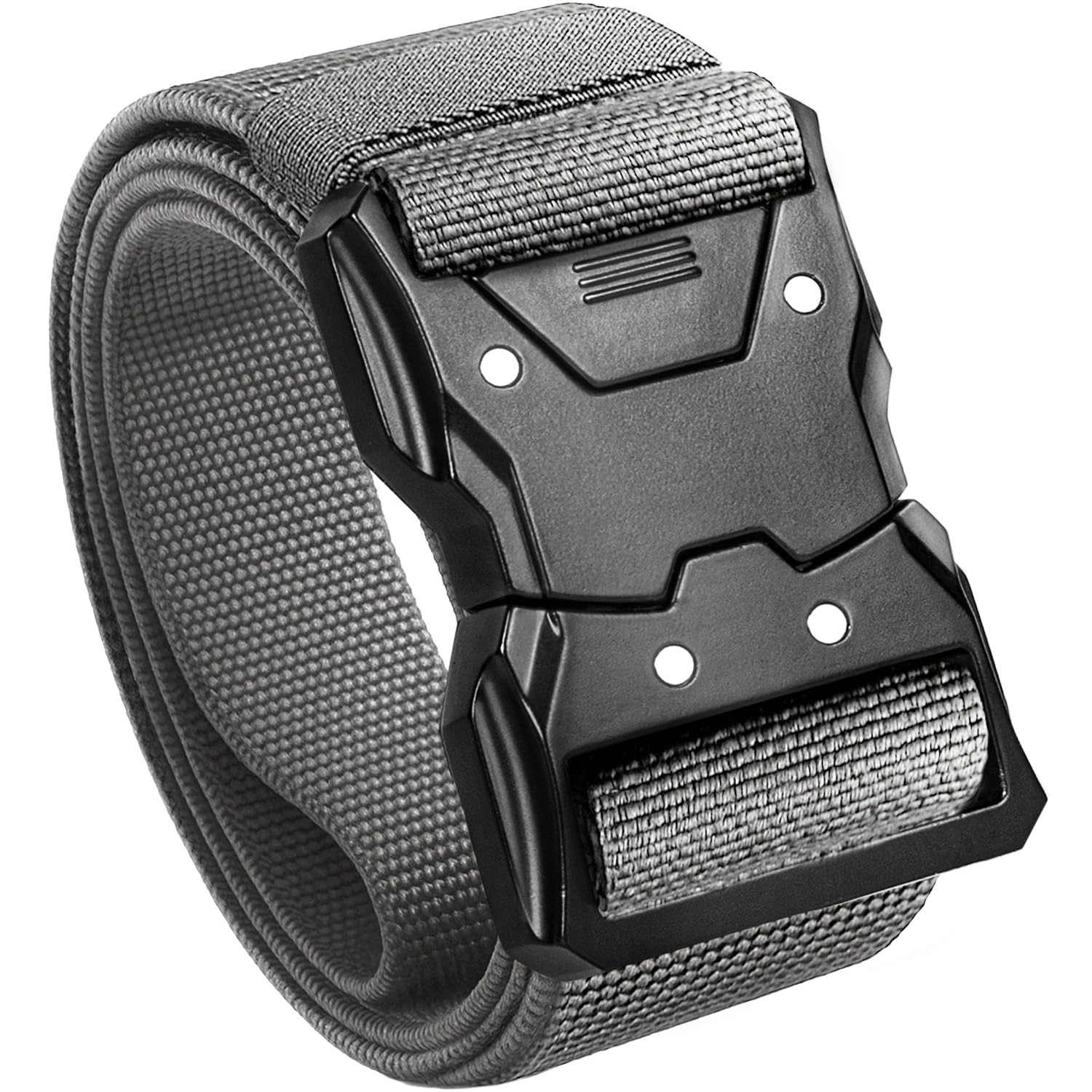 TECEUM Tactical Belt – Heavy-Duty &amp; Quick Release – Military, Work, Rigger, Duty &amp; Utility Belt for Men