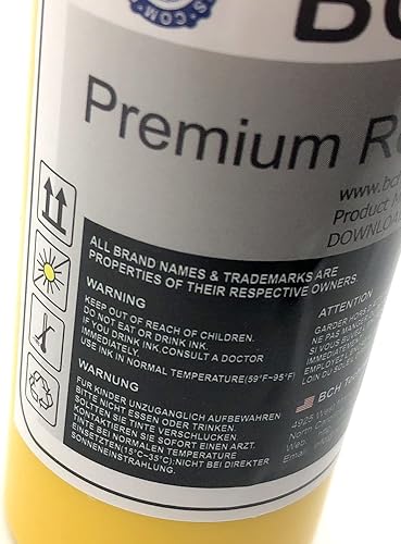 Miniatura 4 de BCH Tinta para impresora DTF de alta calidad, 3.4 fl oz, color amarillo para impresión de transferencia de calor directa a película..