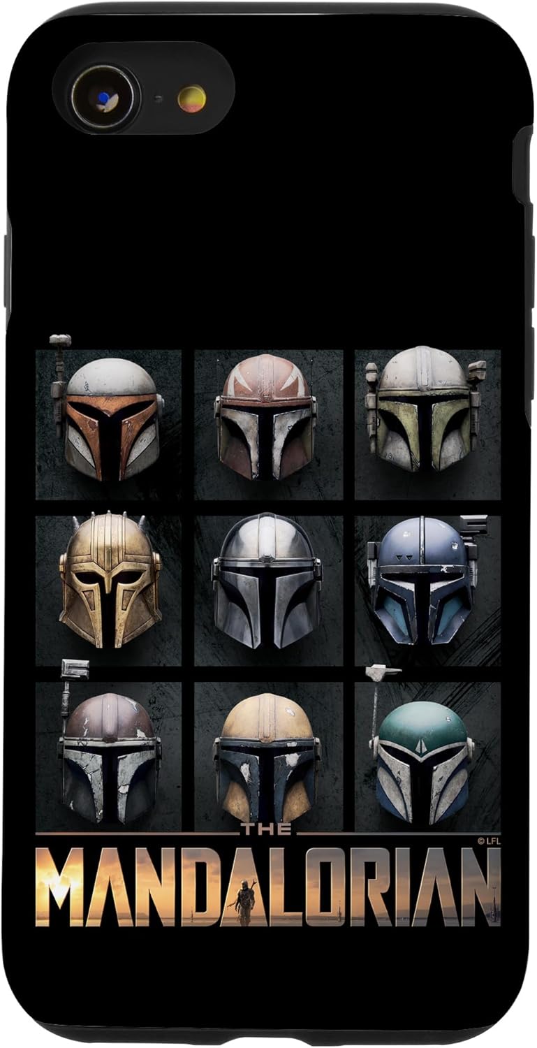 iPhone SE (2020) / 7 / 8 Star Wars: The Mandalorian Helmet Grid Case