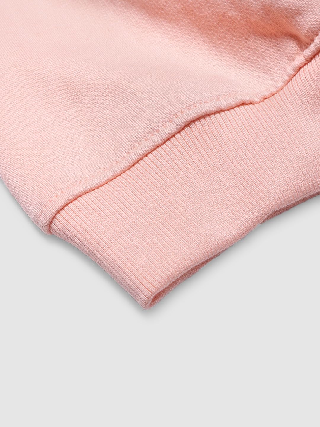 FUNKOOL Girls Regular Fit | Premium Cotton Fleece |Full Sleeves|Round Neck|Trendy Winter Wear| Sweatshirts for Boys and Girls -Peach 3