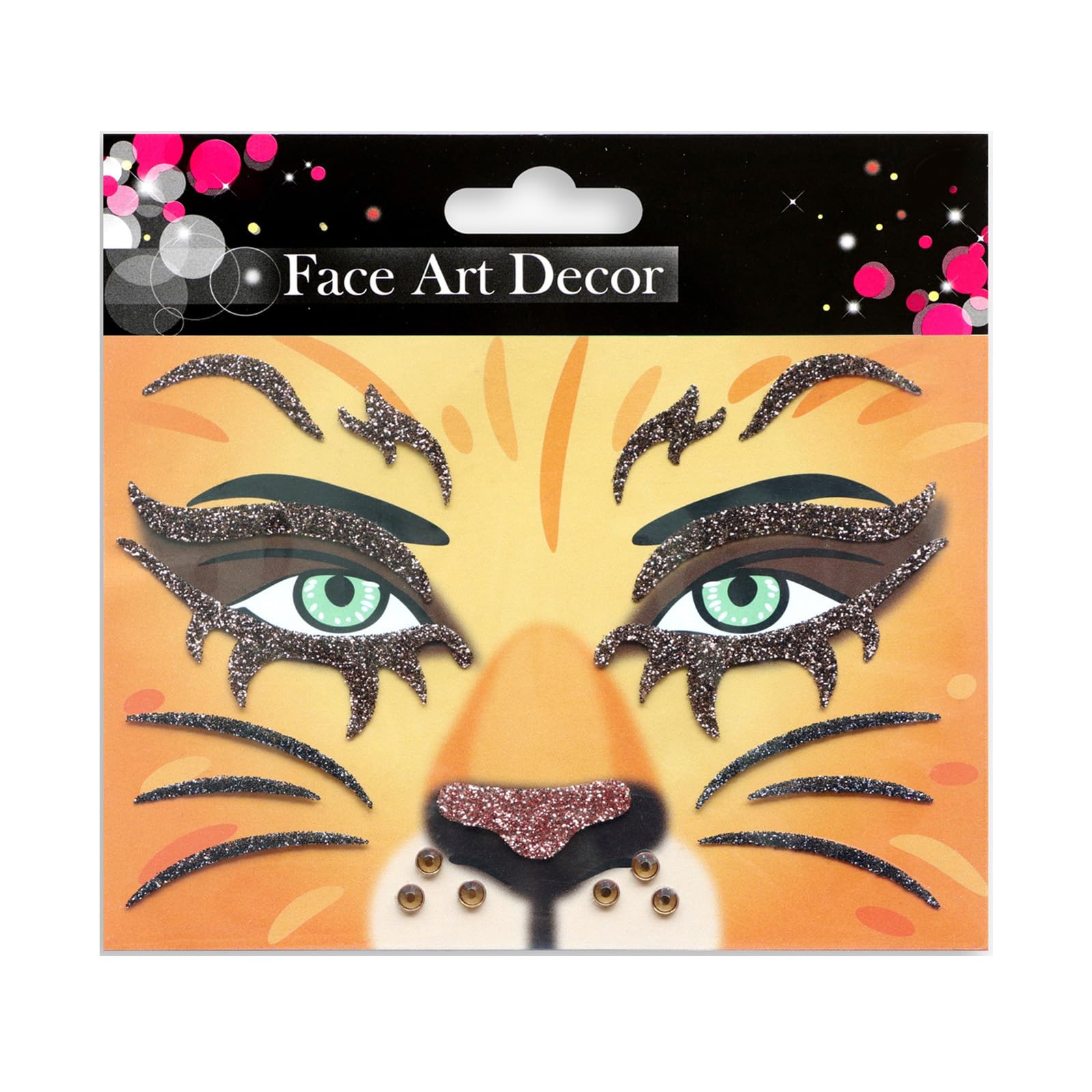 REDYY Halloween Sparkling Face Festival Women Body Glittered Crystal Sticker Butterfly Face Glittered Art