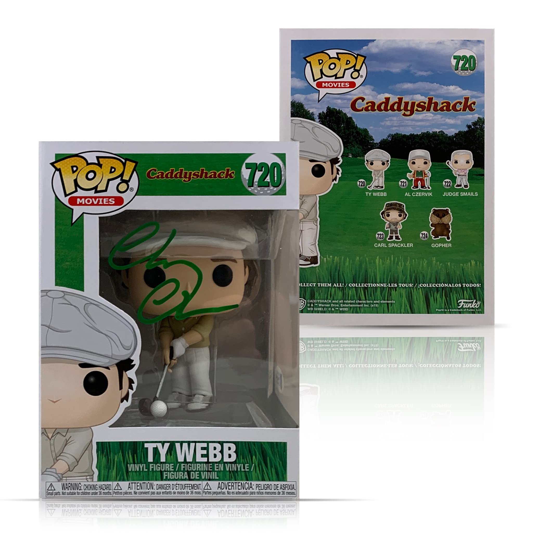 Chevy Chase Autographed Caddyshack Signed Funko Pop 720 Beckett COA 2