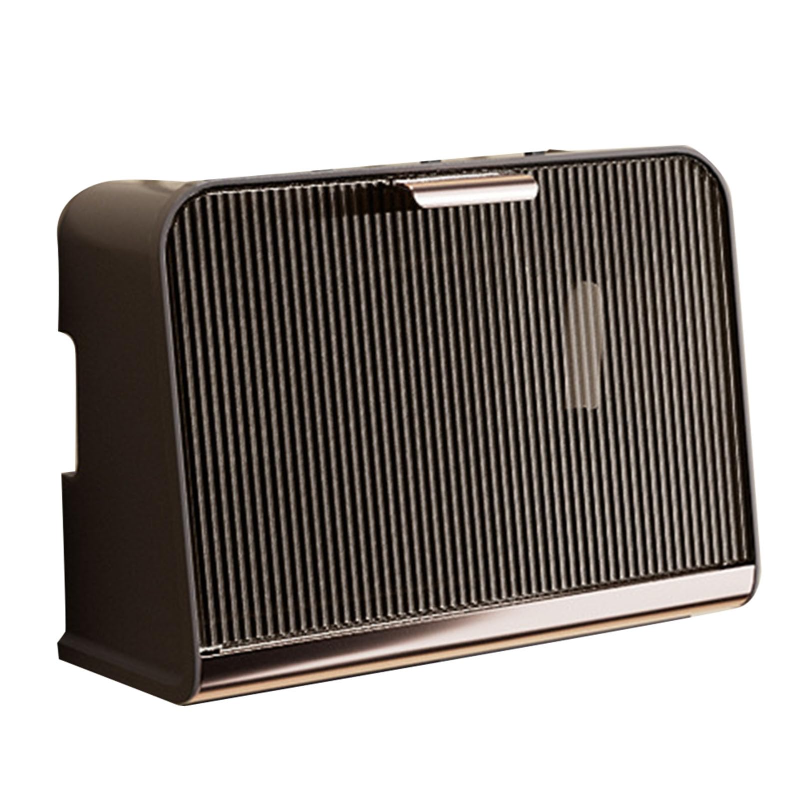 Mumusuki WiFi-Router-Aufbewahrungsbox, Wandbehang Router Verstecken Regal, Set-Top-Box und Kabel Organizer Box für Wand Dekorative, Kaffeefarbe (30x12x22cm)