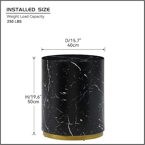 Miniatura 18 de Mesa de centro rústica marrón para sala de estar, mesas centrales rectangulares, moderna y elegante mesa de cóctel de madera para oficina en casa -