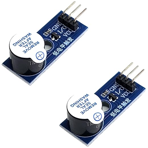 Active Piezo Buzzer Module Pack for Microcontrollers