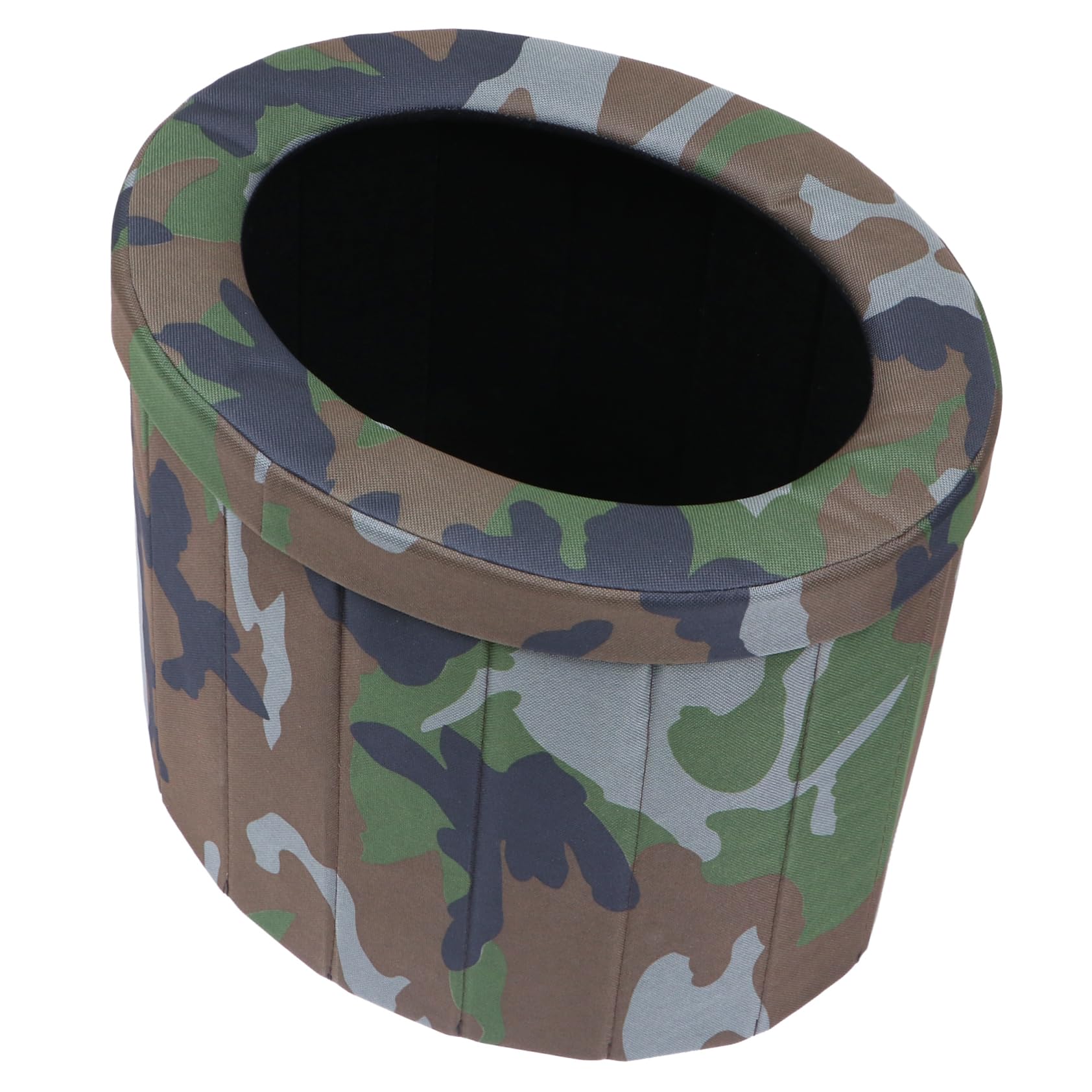 WHAMVOX 1Pc Portable Folding Toilet for Camping Travel Outdoor Use Includes Garbage Bags Storage Pouch Compact Easy to Use Emergency Toilet Design