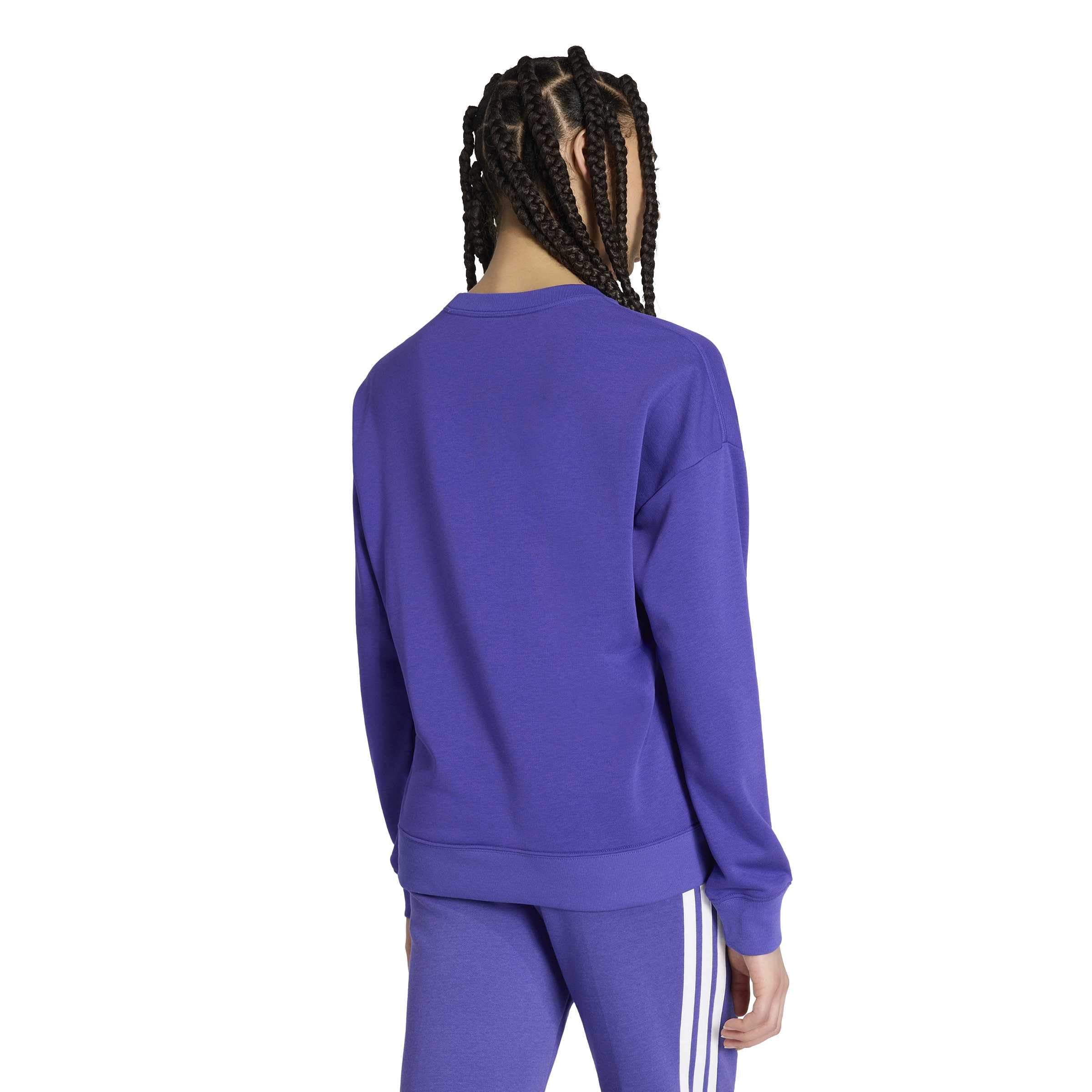adidas Kobiety Essentials Small Logo Feel Cozy Hoodie Sweatshirt, Pure Purple/white, S