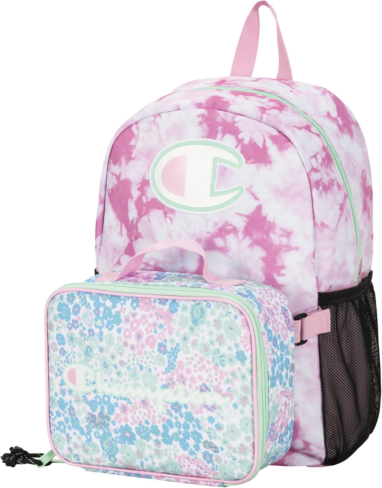 Kids' Youth Backpacks & Lunch Kit Combo, Pink Candy/Aruba Blue, One-Size
