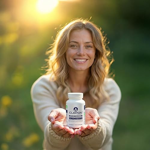 Miniatura 3 de Glicinato de magnesio, quelado, altamente absorbente y suave para el estómago, suplemento para la salud del corazón y los huesos, sueño reparador,