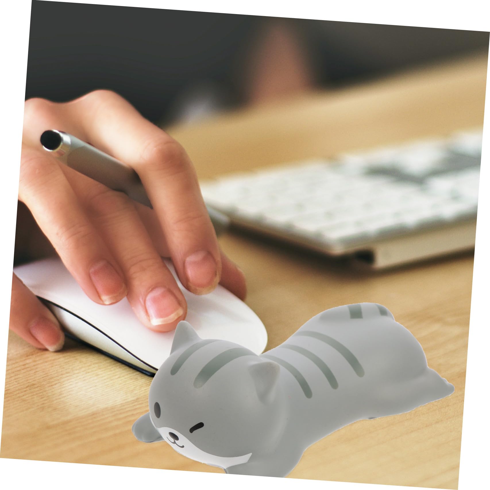 ARTIBETTER 5 Pezzi Tappetino Per Mouse Da Polso Poggiapolsi Carpale Per Mouse Da Gioco Carino Poggiapolsi Per Mouse Supporto Per Polso Cartone Animato Supporto Per Polso Gatto