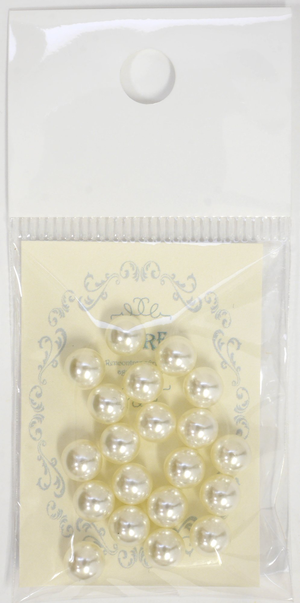 Sofia F-67 Accessory Parts, No Holes, Pearl, Approx. Diameter 0.2