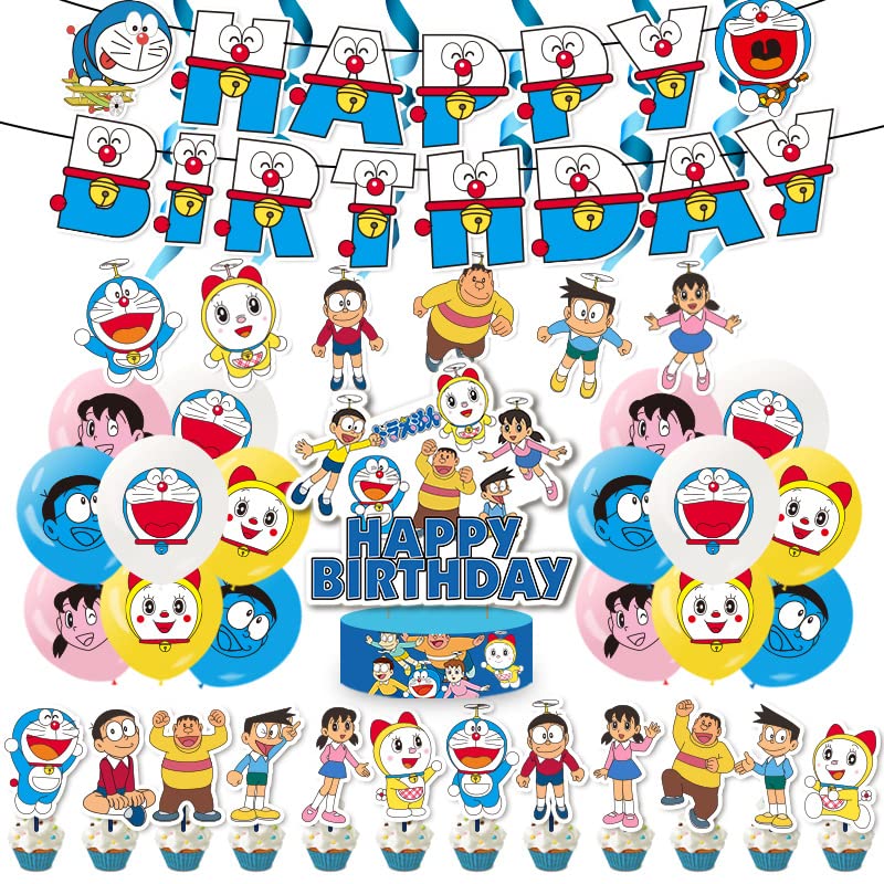 Buy Doraemon Birthday Decorations, Doraemon Balloons Party Supplies