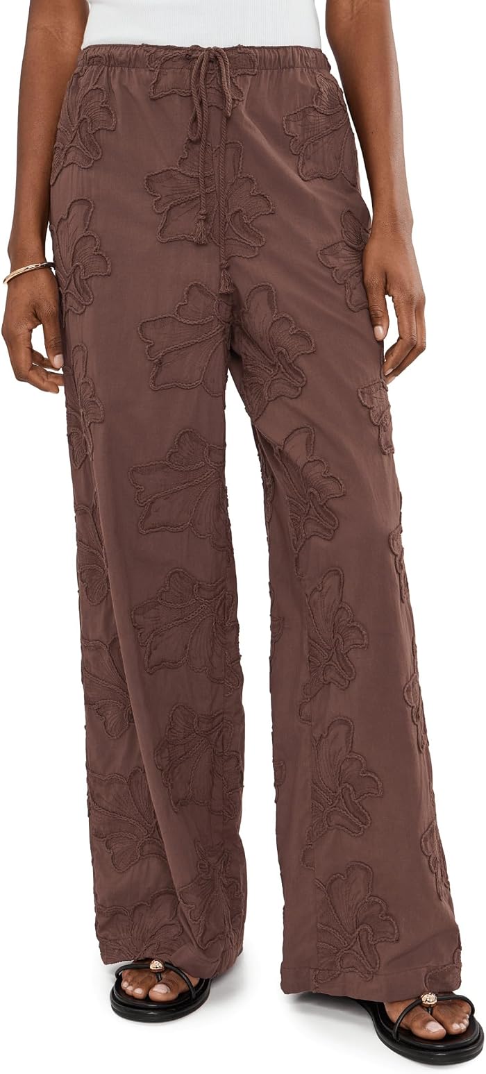 Женские брюки Vince Camuto Pull On Straight Leg, цвет: Коричневый — фото 1