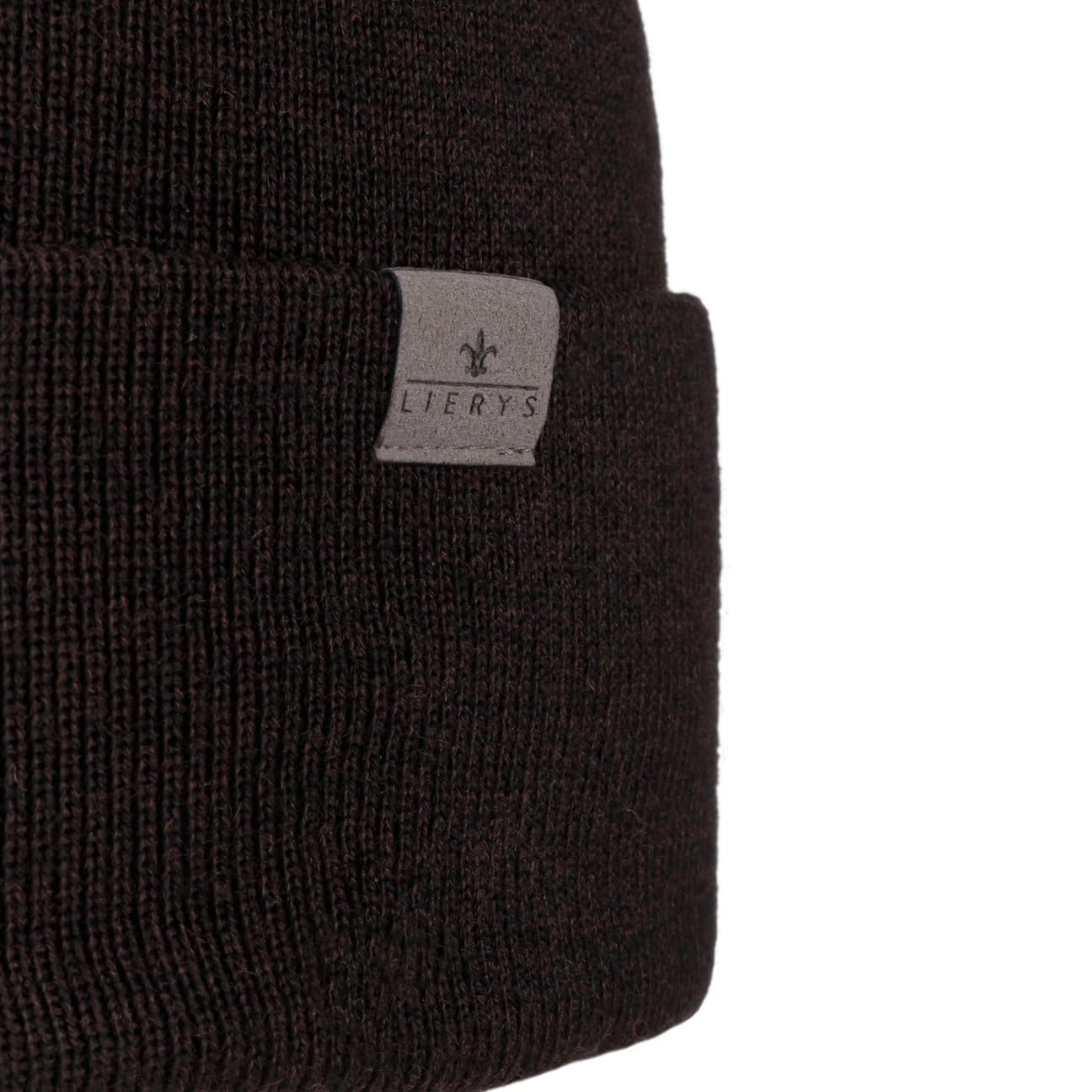 LIERYS Berretto Maglia Sottile Lana Merino Oversize Made in Germany Autunno/Inverno
