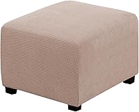 Vista 100 de H.VERSAILTEX Funda combinada para cojín otomano y sofá, funda rectangular para sofá, longitud de 56 a 75 pulgadas, adecuada para funda de cojín