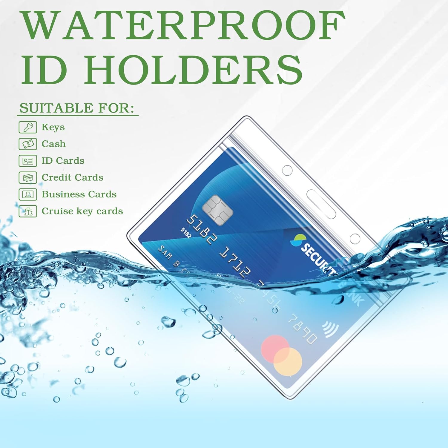 24 pcs Name Tag Lanyards with Horizontal Id Holder 12 Colors Lanyards for Waterproof Id Badges with Swivel Hook for School Office Team Workers(Multicolor) - Image 4