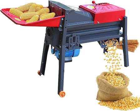 Automatic Dry Corn Thresher,Corn Cob Thresher,Adjustable Grain Size Electric Corn Thresher,Small Farm Agricultural Tools Corn Thresher,220V