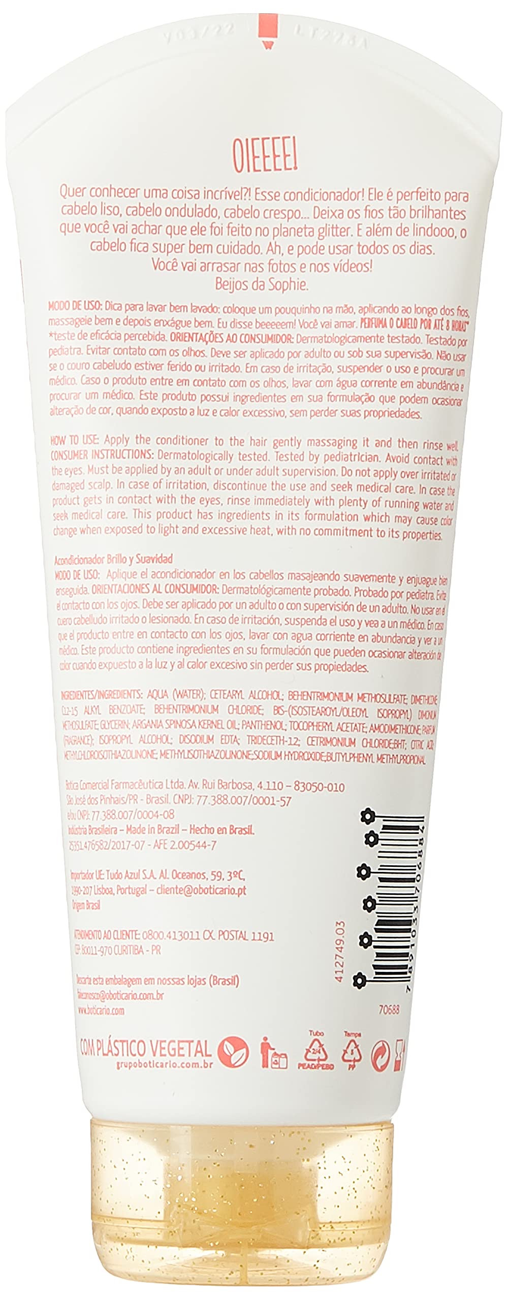 O Boticário Sophie Conditioner 200ml, Beige, 200 ml (Pack of 1) - Image 2
