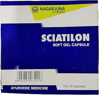 Nagarjuna Kerala Sciatilon Soft Gel Capsule 100 Tab x Pack of 1