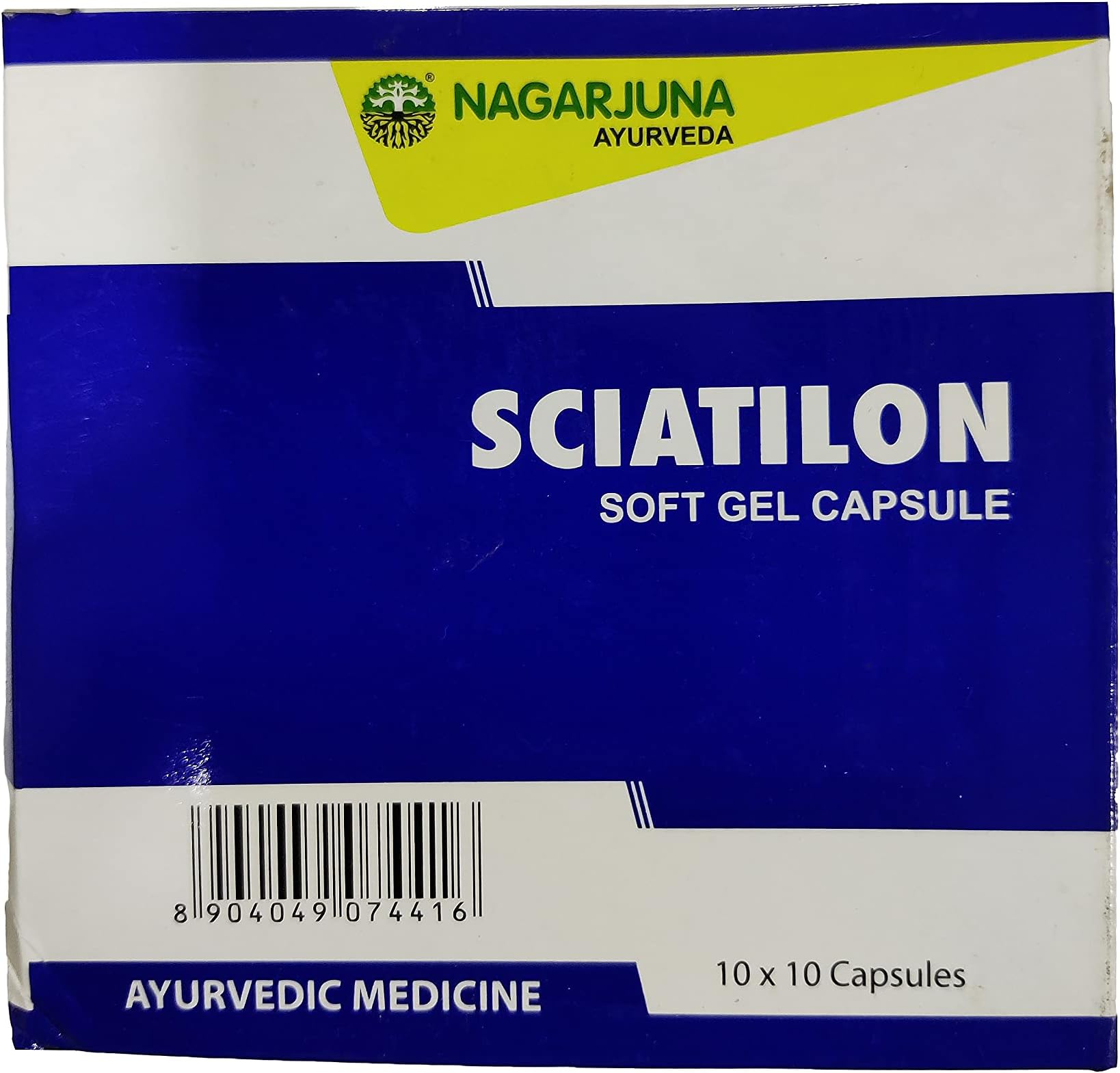 Kerala Sciatilon Soft Gel Capsule 100 Tab x Pack of 1